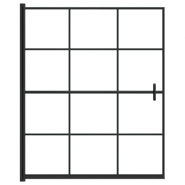 Divisória de chuveiro ESG 116x140 cm preto M 3