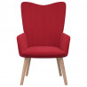 Vermelho veludo cadeira de relaxamento vermelho vinho 3