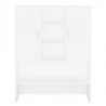 Armario de lavadora blanco 70.5x25.5x90 cm 5