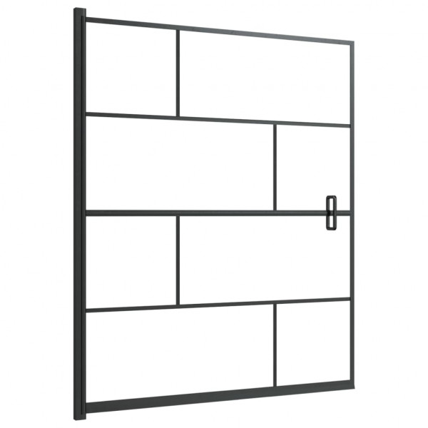 Divisória de chuveiro ESG 116x140 cm preto M 2