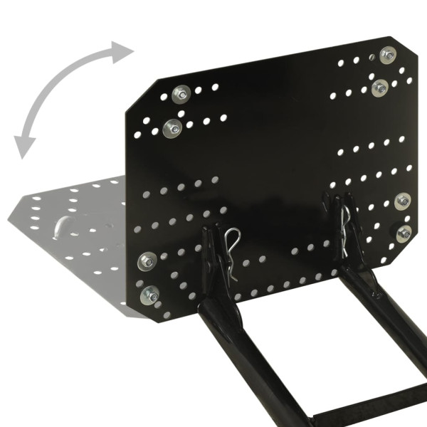 Pala quitanieves para quad ATV 115x38 cm negro M 5