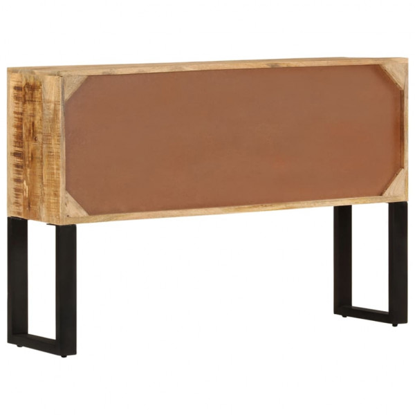Aparador de madera de mango rugosa 110x30x74 cm M 3