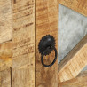 Mueble para TV de madera maciza de mango rugosa 110x30x45 cm 4