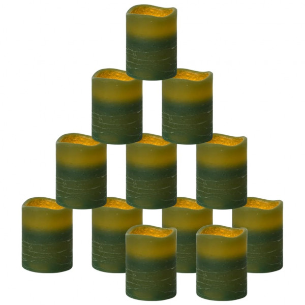 Velas sin llama luz LED 24 uds con mando a distancia M 4