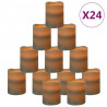 Velas sin llama luz LED 24 uds con mando a distancia 2