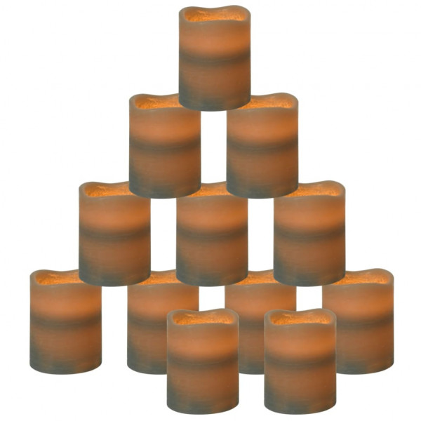 Velas sin llama luz LED 24 uds con mando a distancia M 4