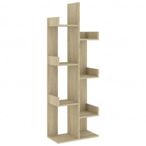 Estantería de aglomerado color roble Sonoma 48x25.5x140 cm H
