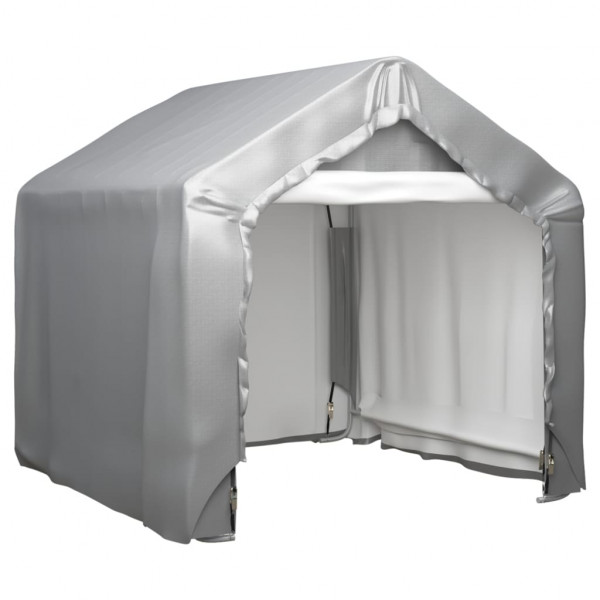 Carpa de almacenamiento acero galvanizado gris 180x180 cm D