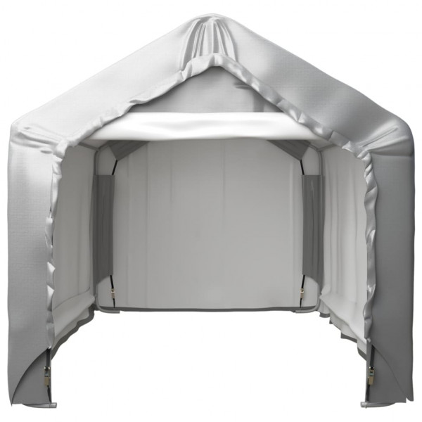 Carpa de almacenamiento acero galvanizado gris 180x180 cm M 3