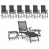 9 pcs conjunto lounge de jardim preto e antracite 1