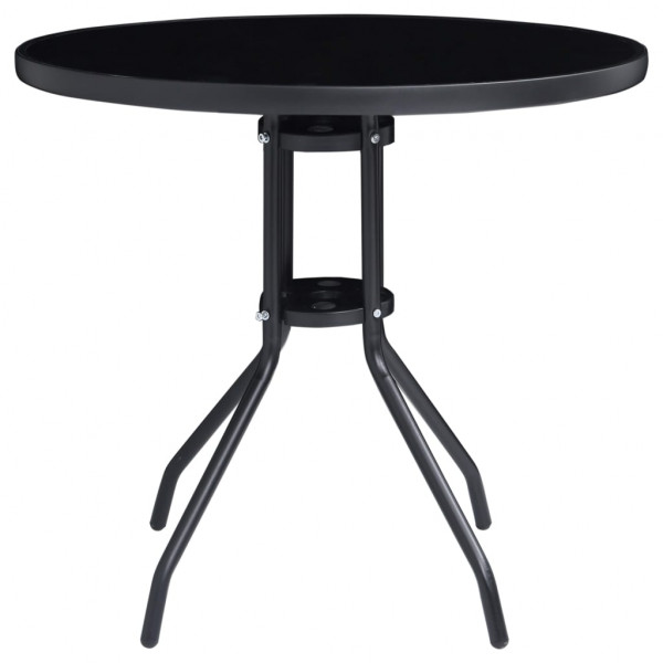 Bistro de jardim 5 peças preto e anthracite M 3