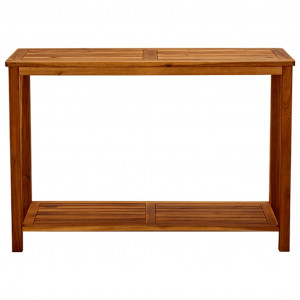 Mesa consola de jardín madera maciza de acacia 110x40x75 cm H