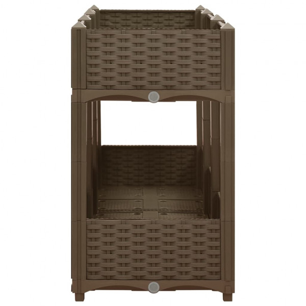 Canteiro elevado 120x40x71 cm polipropileno M 3