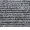 Alfombra de pasillo atrapa suciedad 100x200 cm gris 4