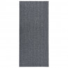 Alfombra de pasillo atrapa suciedad 100x250 cm gris 1