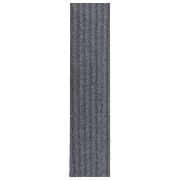 Alfombra de pasillo atrapa suciedad 100x450 cm gris D