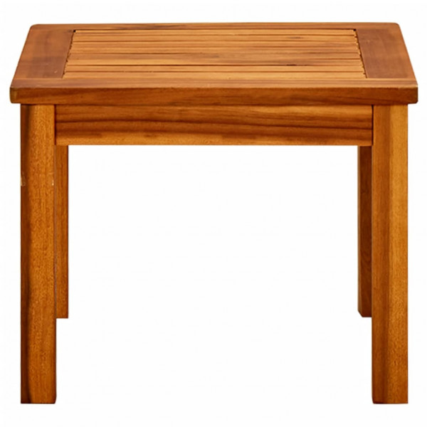 Mesa de centro de jardín madera maciza de acacia 45x45x36 cm M 3