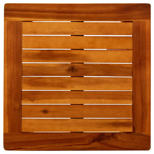 Mesa de centro de jardín madera maciza de acacia 45x45x36 cm M 4