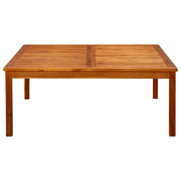 Mesa de centro de jardín madera maciza de acacia 110x110x45 cm M 2