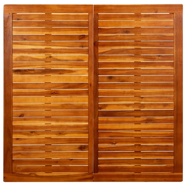 Mesa de centro p/ jardim 110x110x45 cm madeira de acácia maciça M 4