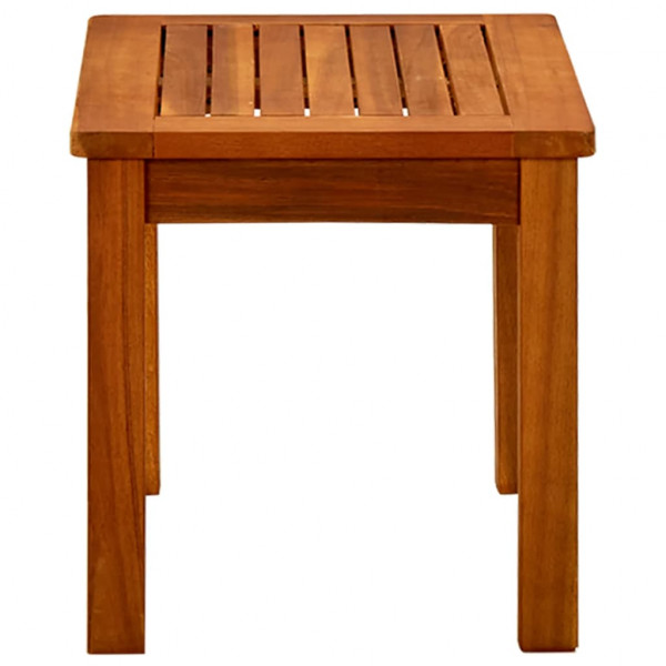 Mesa de centro de jardín madera maciza de acacia 50x35x36 cm M 3