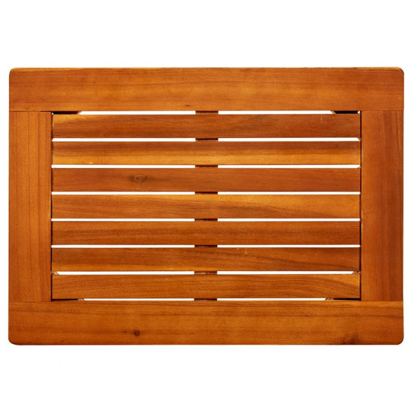 Mesa de centro de jardín madera maciza de acacia 50x35x36 cm M 4