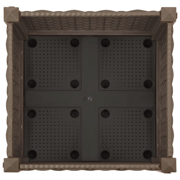 Canteiro elevado 40x40x23 cm polipropileno M 5