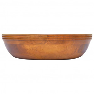 Lavabo de madera maciza de teca Φ40x10 cm H