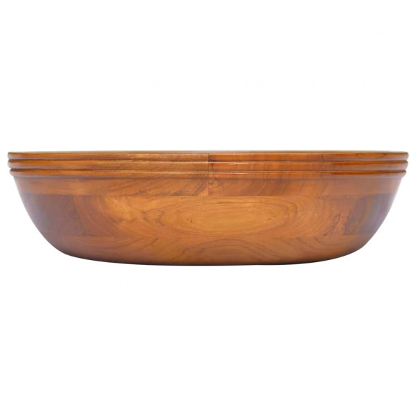 Lavabo de madera maciza de teca Φ40x10 cm M 2