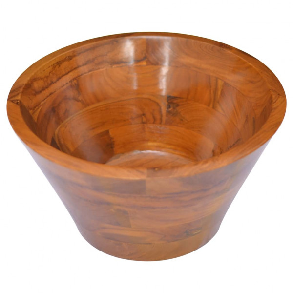 Lavabo de madera maciza de teca Φ40x20 cm M 3