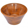 Lavabo de madera maciza de teca Φ40x20 cm 3
