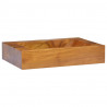 Lavabo de madera maciza de teca 50x35x10 cm 1