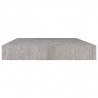Estantes flotantes de pared 4 uds gris MDF 40x23x3.8 cm 5
