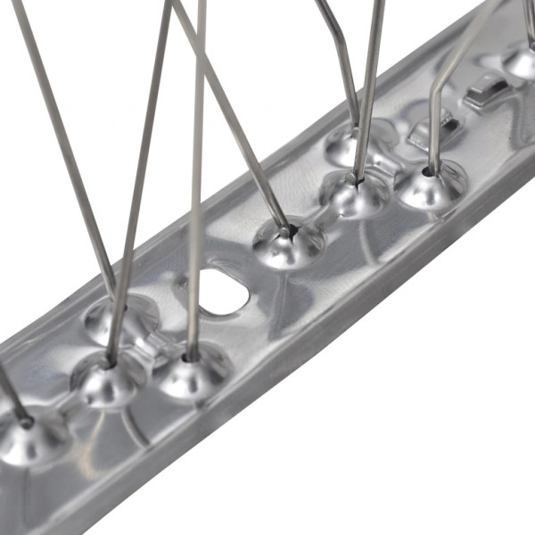 Set de 6 hileras pinchos contra pájaros y palomas 5 filas 3 m M 5