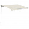 Toldo retrátil automático 300x250 cm cor creme 2