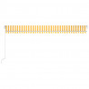 Toldo manual retráctil con LED amarillo y blanco 600x350 m 4