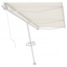 Toldo retrátil manual independente 600x300 cm cor creme 1