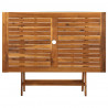 Mesa plegable de jardín madera maciza de acacia 120x70x75 cm 4