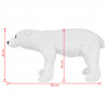 Brinquedo de montar urso polar peluche branco XXL 5