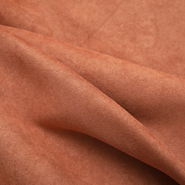 Cortinas opacas anillas de metal 2 pzas color óxido 140x175 cm M 3