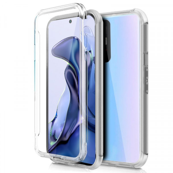 Funda COOL Silicona 3D para Xiaomi 11T / 11T Pro (Transparente Frontal + Trasera) D