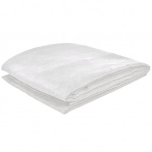 Funda para sofá de micro-gamuza color crema 140x210 cm H