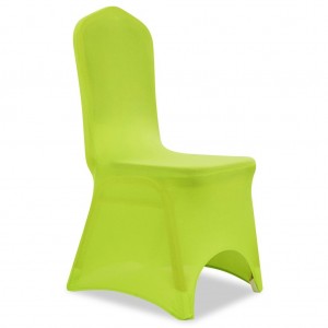 Funda de silla elástica 6 unidades verde H