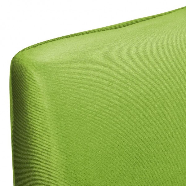 Funda para silla elástica recta 4 unidades verde M 5