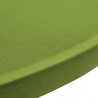 Funda elástica para mesa 2 unidades 60 cm verde 4