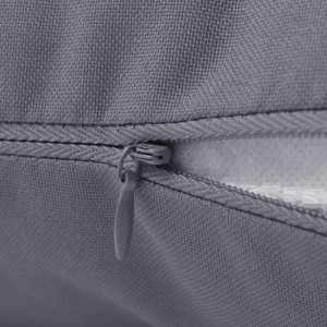 Almofadas para exterior 2 pcs 60x40 cm cinzento H