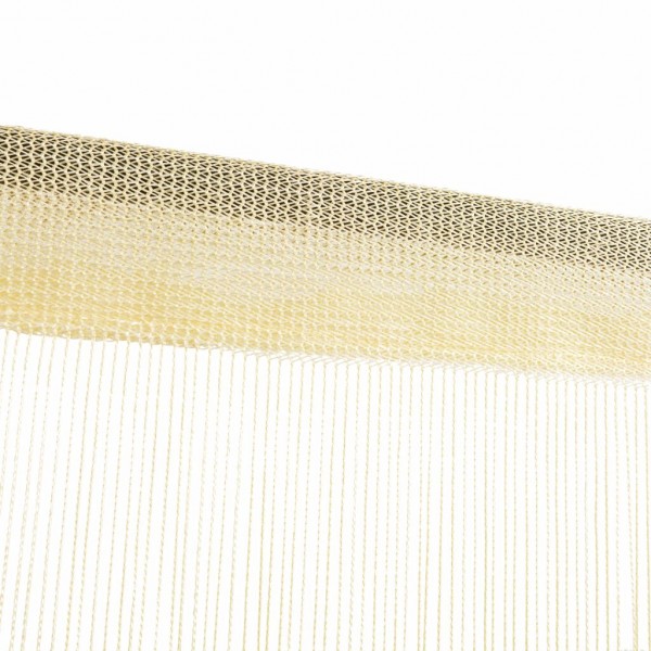 Cortinas de frango 2 peças 140x250 cm creme M 3