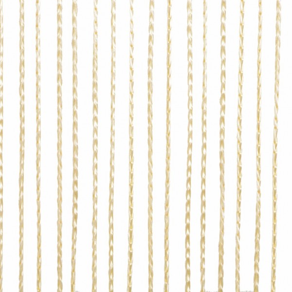 Cortinas de flecos 2 piezas 140x250 cm crema M 4