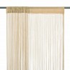 Cortinas de flecos 2 piezas 100x250 cm beige 1