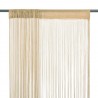 Cortinas de fios 2 pcs 140x250 cm bege 1